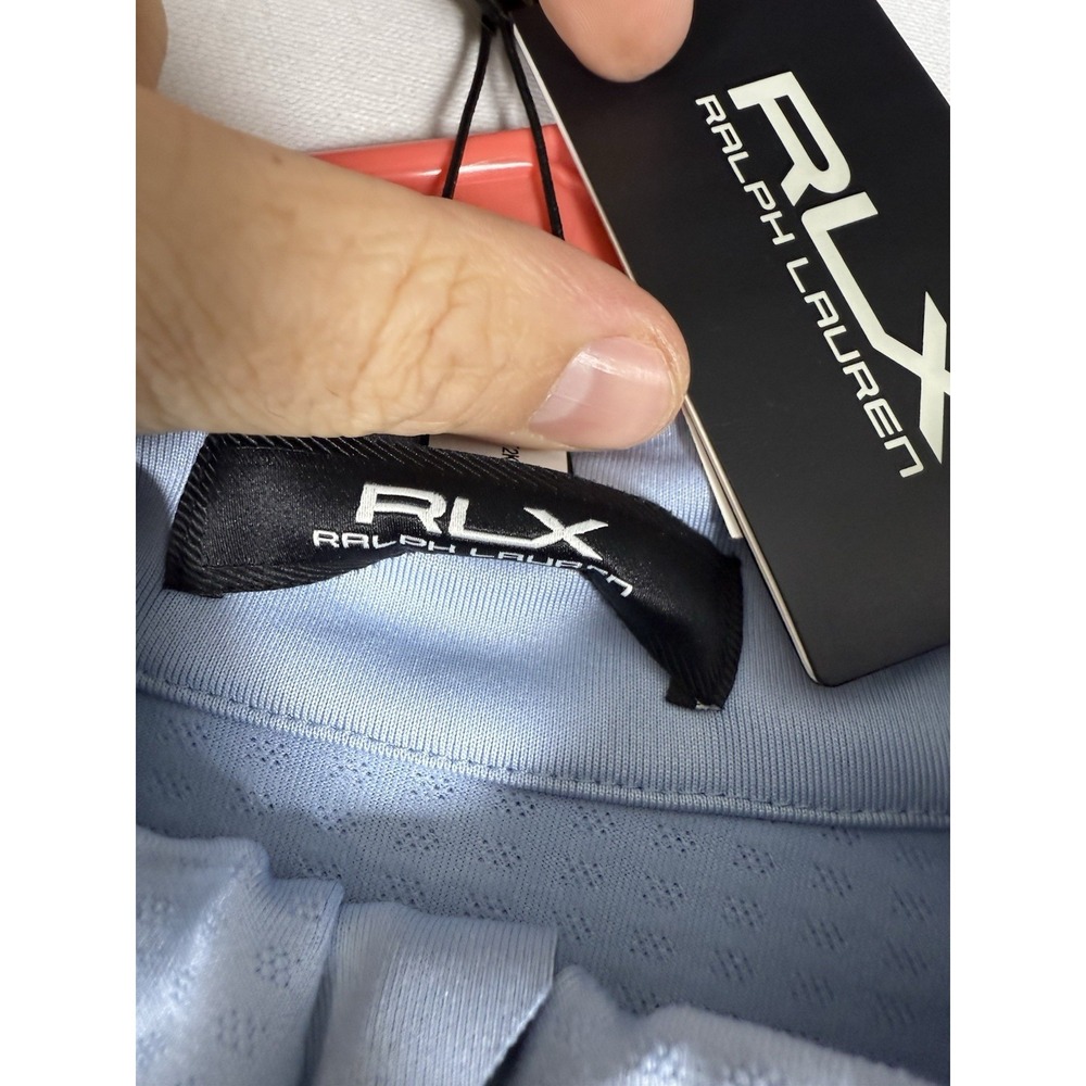 NWT RLX Ralph Lauren Large 1/4 Zip Stretch Wicking Golf Shirt Pullover Jersey - Picture 3 of 8